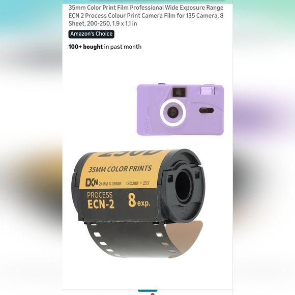 Vintage- Canon Snappy EL 35mm Camera - Picture 7 of 8